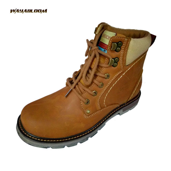 New model fashion comfortable anti-slip leather boots women shoes